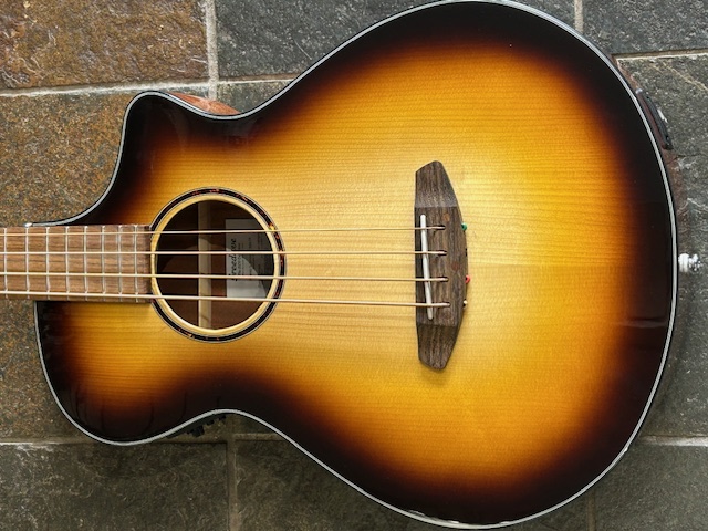 Breedlove ECO Discovery S Concert Acoustic Bass Edgeburst