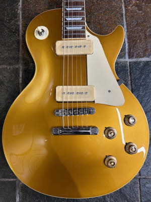 Bunny Les Paul ゴールド　p-90 Gibson-Limited-Edition-Les-