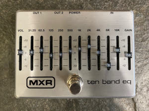 ギター mxr 10 band eq MXR 10 Band Equalizer Silver – Thomann UK