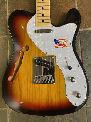 SX （Fender Telecaster Thinline Type） SX 8678 Thinline Tele Swamp Ash 3TSB