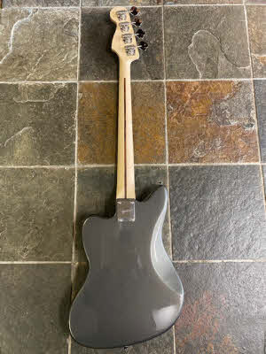 Squier Affinity Jaguar Bass Charcoal Frost Metallic